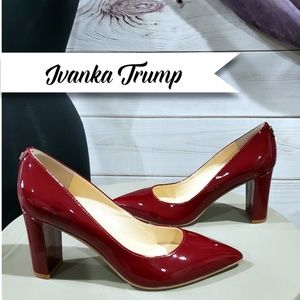 IvankaTrump | Vibrant Deep Red LYSA Heels